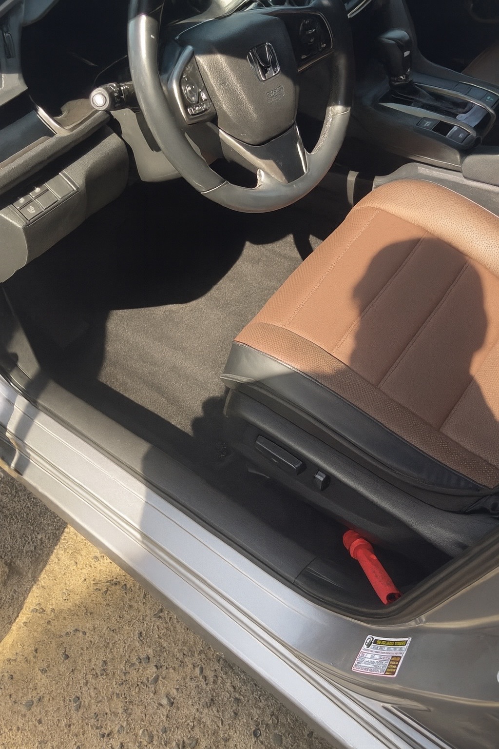 Truck interior detail